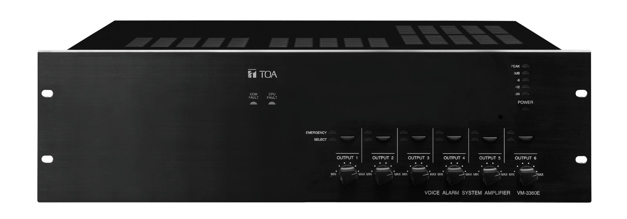 TOA VM-3360E audio amplifier Performance/stage Black