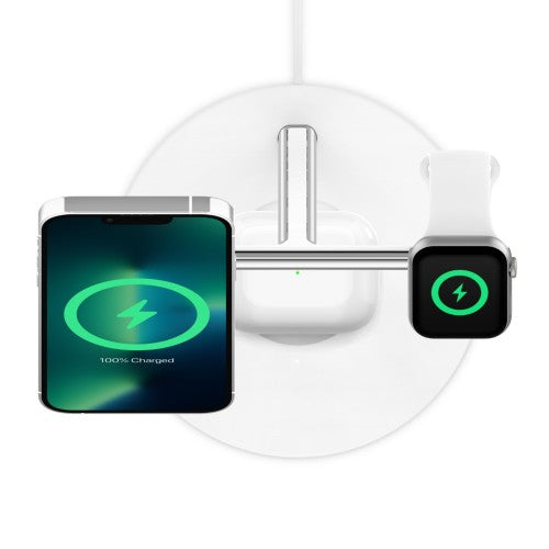 Belkin BOOST↑CHARGE PRO Headset, Smartphone, Smartwatch White DC Wireless charging Fast charging Indoor