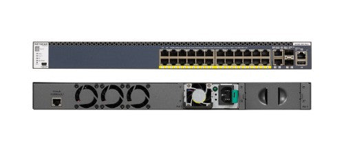 NETGEAR M4300-28G-PoE+(1000W)/US/EMEA Managed Gigabit Ethernet (10/100/1000) Power over Ethernet (PoE) 1U Black