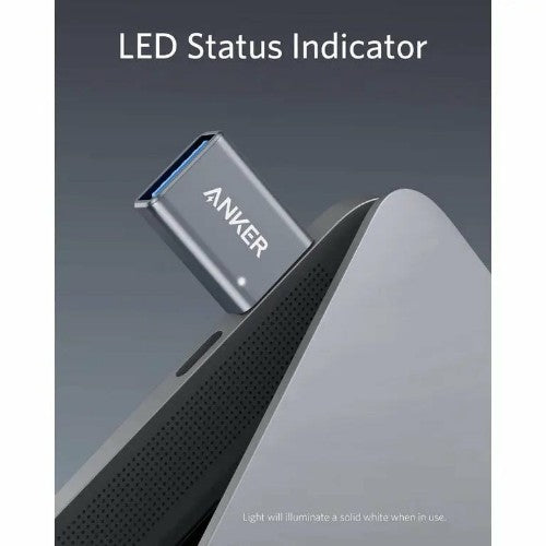 Anker B87310A1 cable gender changer USB Type-C USB Type-A Grey