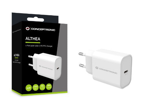 Conceptronic 1-Port 25W PPS USB-C PD Charger