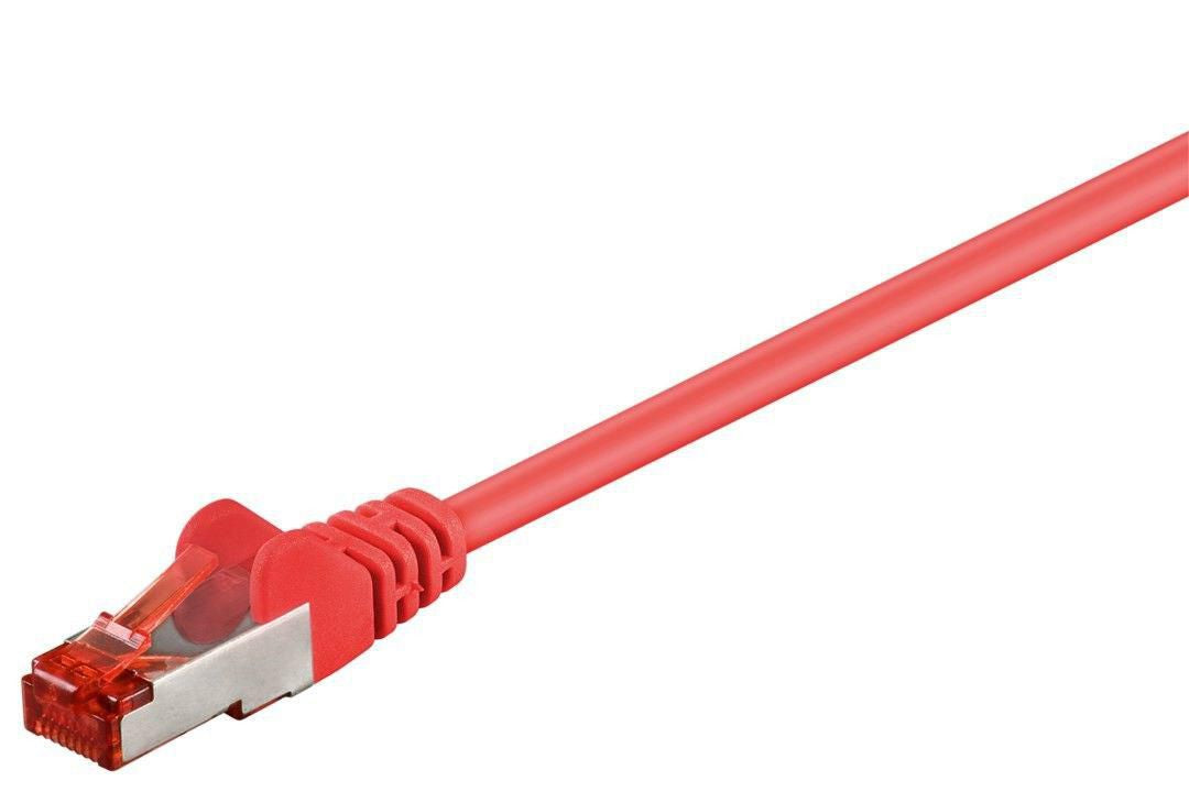 Microconnect SSTP60015R networking cable Red 0.15 m Cat6 S/FTP (S-STP)