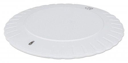 Manhattan Smartphone Wireless Charging Pad, 5W charging, QI certified, White, Micro-USB to USB-A cable included, Micro-USB input into pad, USB-A wall charger/input required (not included), Cable 0.5m, Three Year Warranty