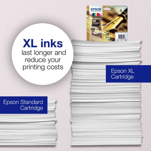 Epson C13T16334012/16XL Ink cartridge magenta high-capacity XL, 450 pages 6,5ml for Epson WF 2010/2660/2750
