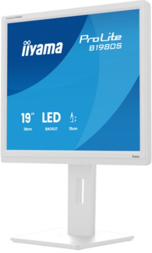 iiyama ProLite The 19’’ B1980S, designed for business, is an impressive LED-backlit monitor with a height adjustable stand