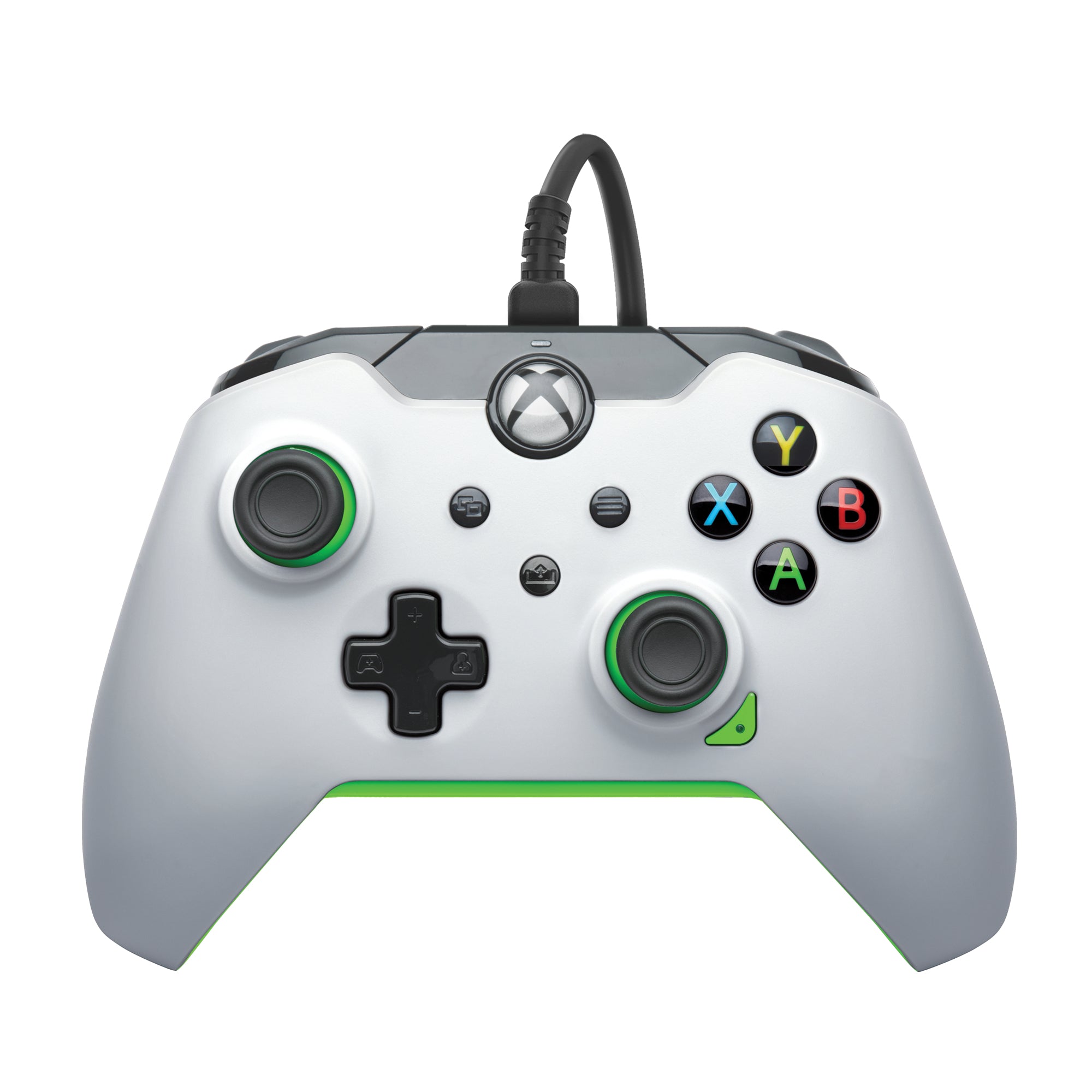 PDP Wired Controller: Neon White - Xbox Series X|S, Xbox One, Xbox, Windows 10/11