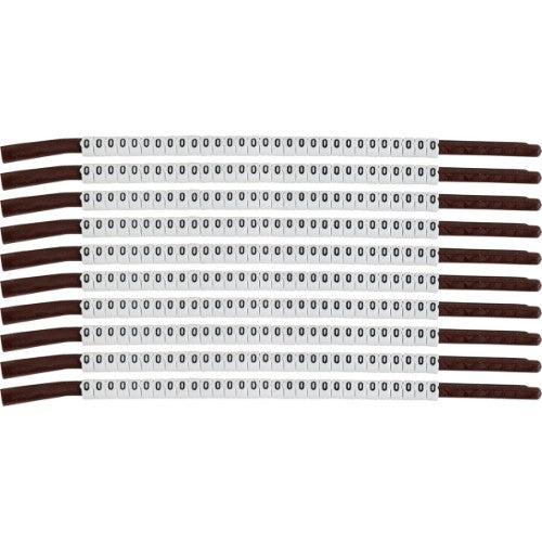 Brady SCN-15-O-CAP cable marker Black, White Nylon 300 pc(s)