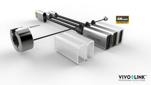 Vivolink PROADRING7S video cable adapter DisplayPort + Mini DisplayPort + USB Type-C 3 x HDMI