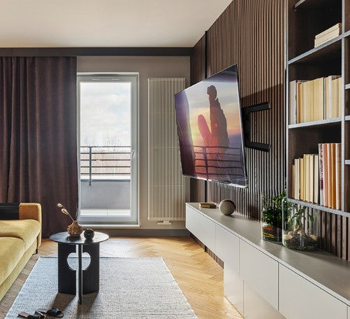 B-Tech Twin Cantilever 190.5 cm (75") Wall Black