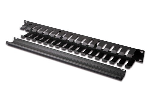 Digitus Cable Management Panel with detachable cover for 483 mm (19“) cabinets, 1U