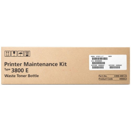 Ricoh 400662/TYPE 3800E Toner waste box, 40K pages for Infotec IPC 2838/Ricoh Aficio AP 3800 C/Ricoh Aficio CL 7000