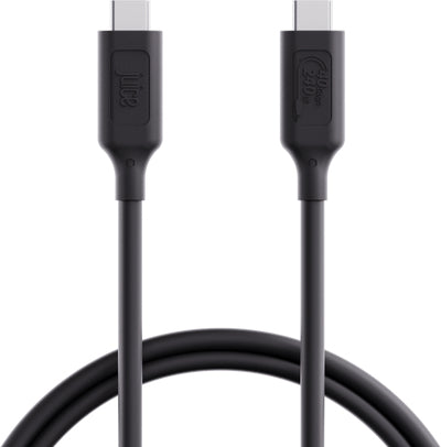 Juice JUI-CABLE-TYPEC-4.0-1M-RND-ECO-BLK USB cable USB4 Gen 2x2 USB C Black