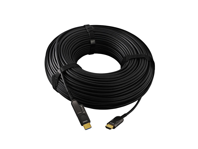 Lumens CAB-AOCH-XL HDMI cable 100 m HDMI Type A (Standard) HDMI Type D (Micro) Black