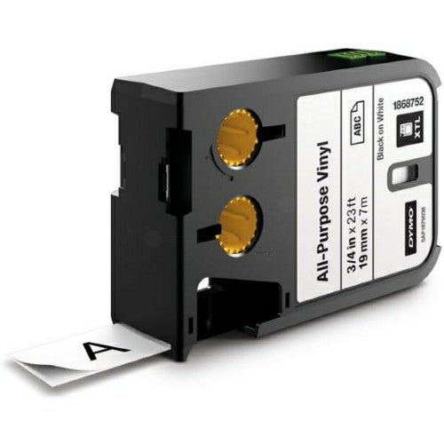 Dymo 1868752 DirectLabel-etikettes Vinyl black on white 19mm x 7m for Dymo Rhino XTL-300/500