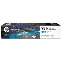 HP L0R09A/981X Ink cartridge cyan, 10K pages ISO/IEC 19798 116ml for HP PageWide E 58650/556