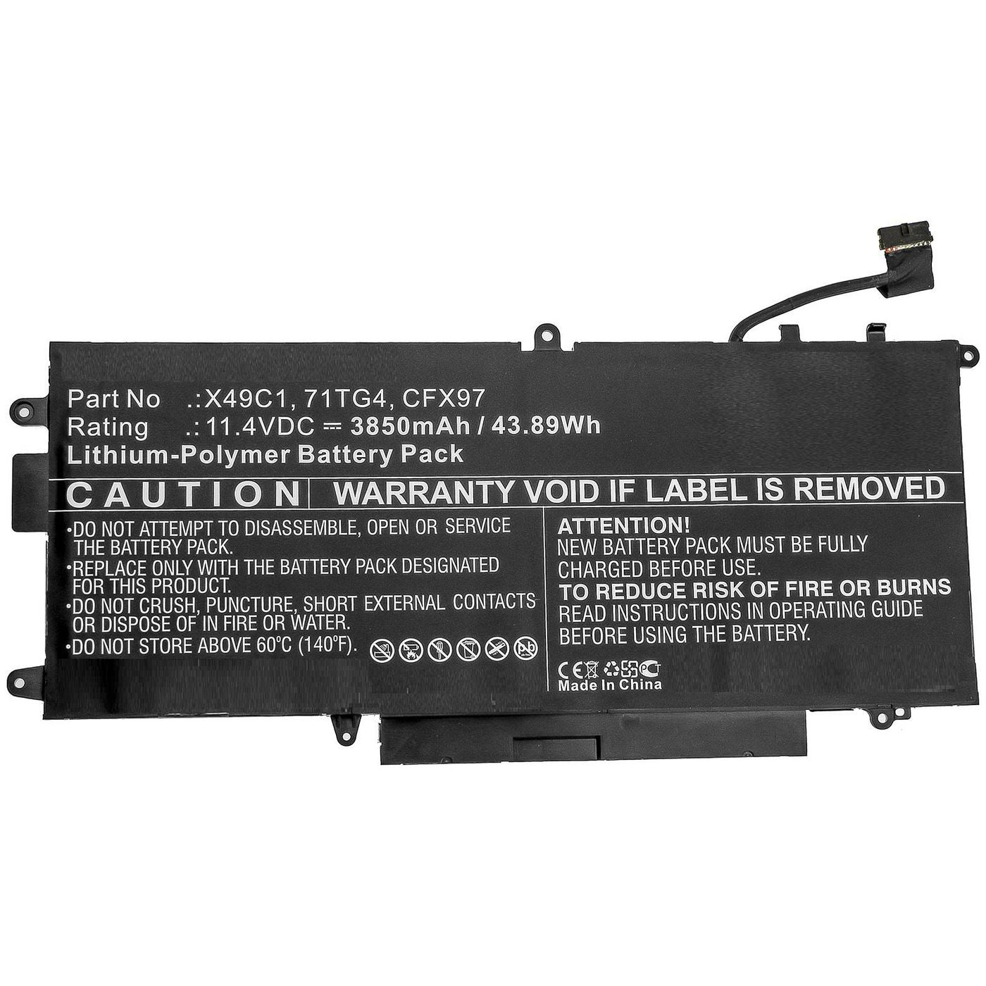 CoreParts MBXDE-BA0226 laptop spare part Battery