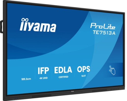 iiyama 75" Google EDLA Certified IFP - Interactive display for seamless integration and collaboration in education and enterprise