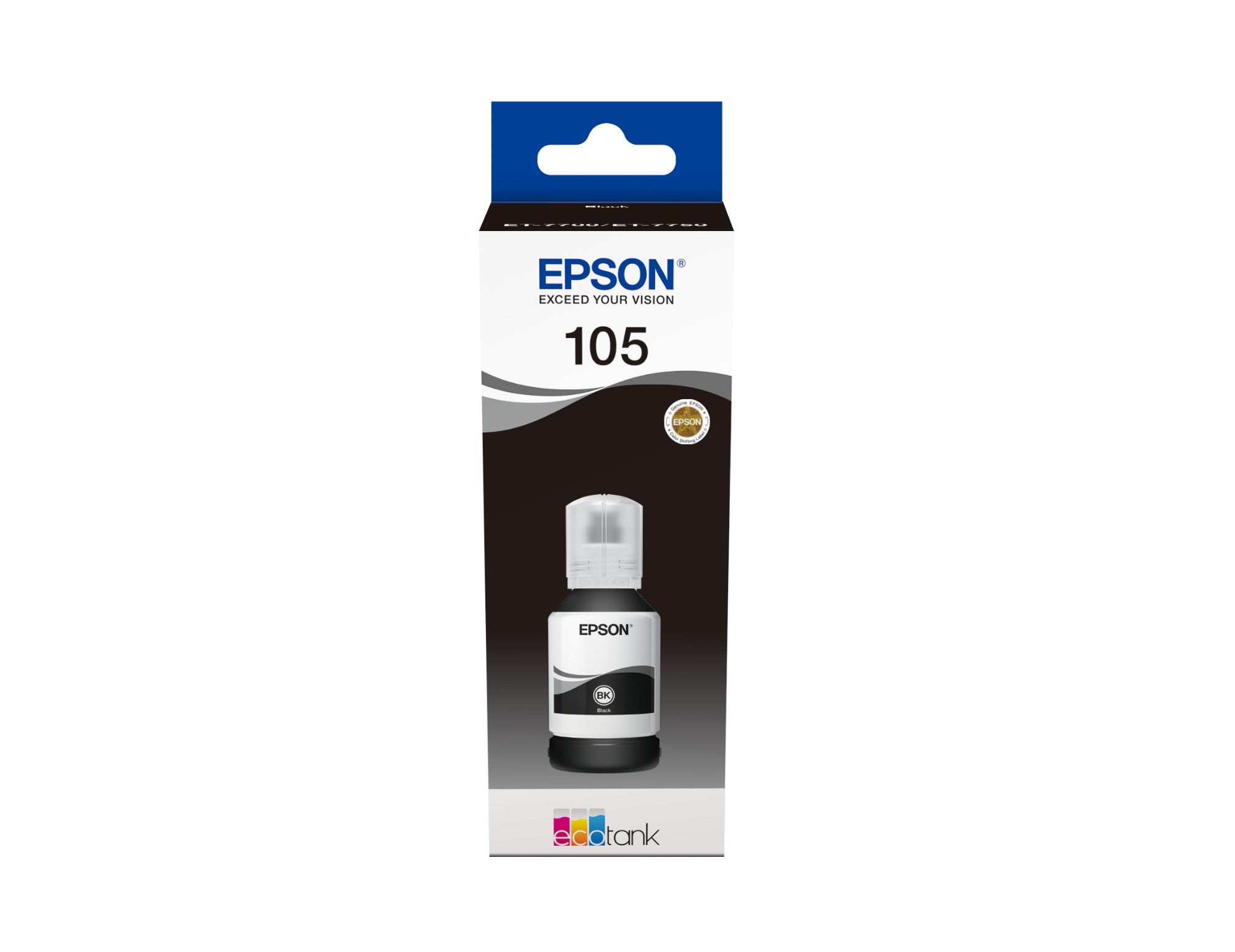 Epson C13T00Q140/105 Ink bottle black, 8K pages 3400 Photos 140ml for Epson ET-7750