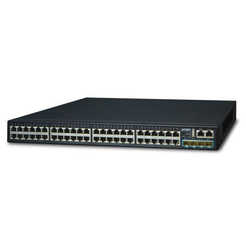 PLANET SGS-6341-48T4X network switch Managed L3 Gigabit Ethernet (10/100/1000) 1U Black