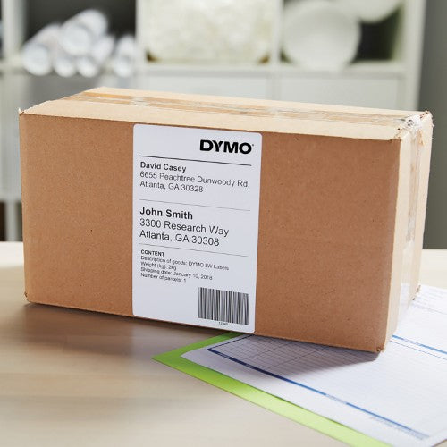 Dymo S0904980 DirectLabel-etikettes XL white 104mm x159mm Pack=220 for Dymo Etiketten 10cm/5XL 10cm