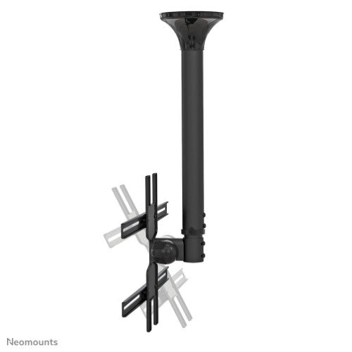 Neomounts FPMA-C400BLACK Monitor/TV mount ceiling 32-60" - h 64-104 cm