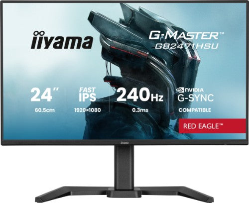 iiyama G-MASTER Join the pro squad with the 24" Red Eagle, built for pure speed with a 240Hz refresh rate