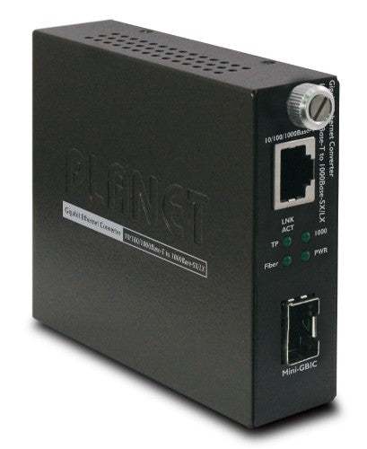PLANET GST-805A network media converter 2000 Mbit/s Black