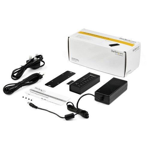 StarTech.com 7-Port USB Charging Station with 5x 1A Ports and 2x 2A Ports