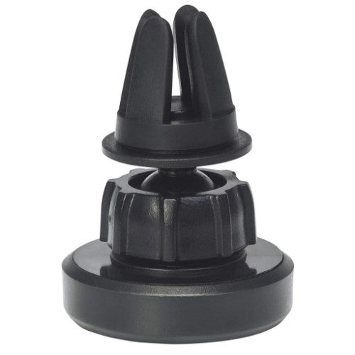 Manhattan Magnetic Car Air-Vent Phone Mount, Adjustable Clip-on, Quick Attach and Release, Non-Skid Pad, Black, Lifetime Warranty