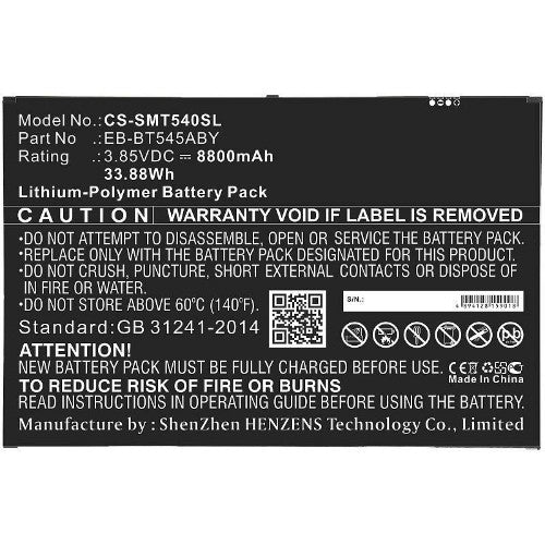 CoreParts MBXTAB-BA102 tablet spare part/accessory Battery