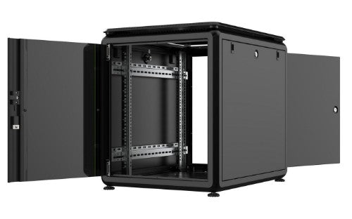 Lanview RDL12U68BL rack cabinet 12U Black