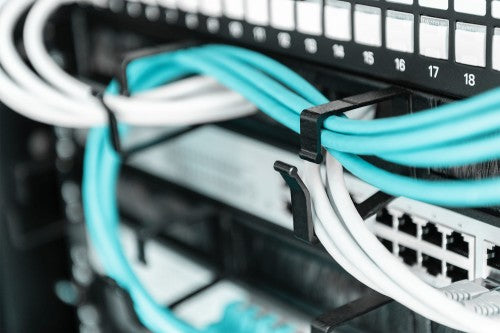 Digitus Cable Management Panel with Brush Entries for 483 mm (19") Cabinets, 1U