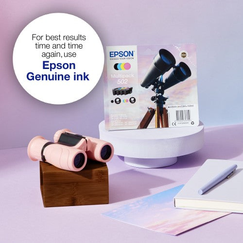Epson C13T02V64010/502 Ink cartridge multi pack Bk,C,M,Y 4,6ml + 3x3,3ml Pack=4 for Epson XP 5100