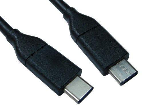 Cables Direct USB C/USB C 1m USB cable USB 3.2 Gen 2 (3.1 Gen 2) Black