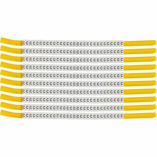 Brady SCN-18-C cable marker Black, White Nylon 300 pc(s)