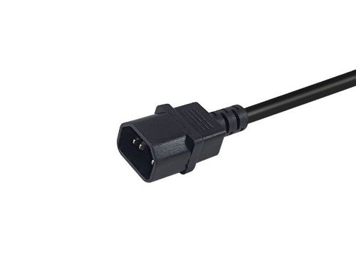 Equip 112106 power cable Black 0.25 m IEC C14 CEE7/3