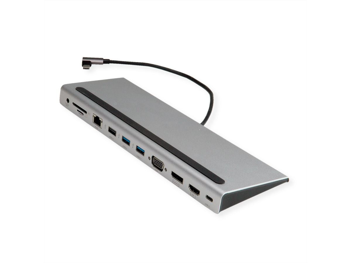 VALUE 12.99.1117 laptop dock/port replicator Wired USB 3.2 Gen 2 (3.1 Gen 2) Type-C Grey