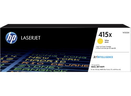 HP W2032X/415X Toner cartridge yellow, 6K pages ISO/IEC 19798 for HP E 45028/M 454