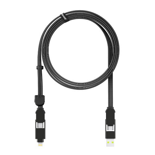 Rolling Square inCharge XL USB cable USB 2.0 2 m USB A/USB C USB C Black