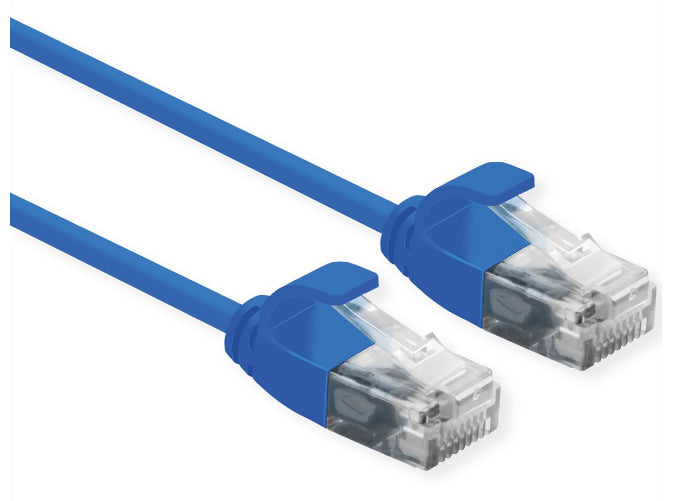 ROLINE 21.15.3943 networking cable Blue 1 m Cat6a U/UTP (UTP)