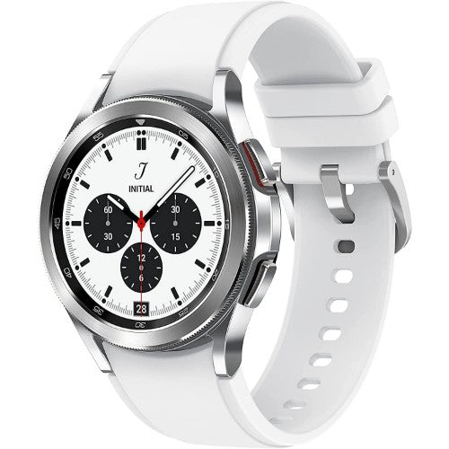 Samsung Galaxy Watch4 Classic 3.56 cm (1.4") OLED 46 mm Digital 450 x 450 pixels Touchscreen 4G Silver Wi-Fi GPS (satellite)