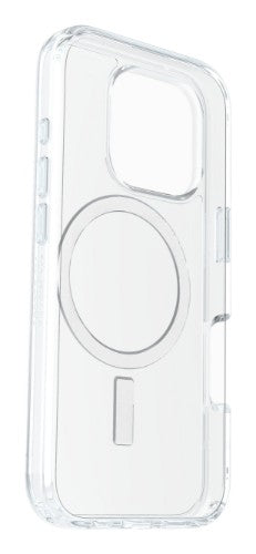 OtterBox Symmetry Series Clear for MagSafe + Premium Glass for Apple iPhone 16 Pro, Transparent