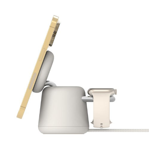 Belkin WIZ020MYH36 mobile device charger Headphones, Smartphone, Smartwatch Charcoal USB Wireless charging Fast charging Indoor