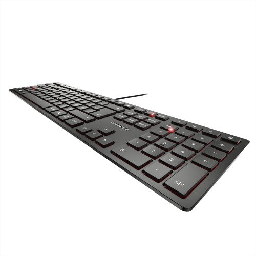 CHERRY KC 6000 Slim keyboard Universal USB QWERTZ German Black