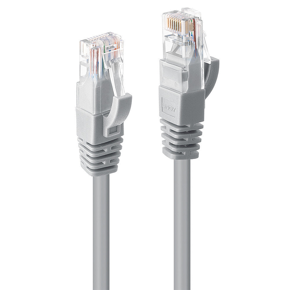 Lindy 0.3m Cat.6 U/UTP Network Cable, Grey