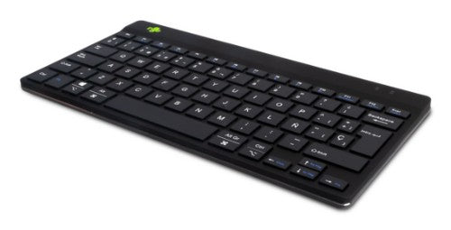 R-Go Tools Ergonomic keyboard R-Go Compact Break, compact keyboard with break software, QWERTY (ES), Bluetooth, black