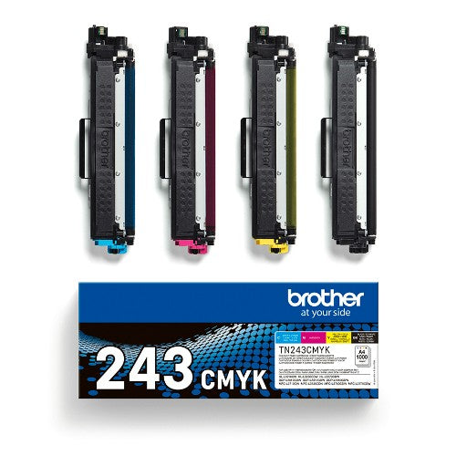 Brother TN-243CMYK Toner MultiPack Bk,C,M,Y, 4x1K pages ISO/IEC 19752 Pack=4 for Brother HL-L 3210