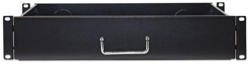 Intellinet 19" Drawer Shelf, 2U, Shelf Depth 350mm, Max 30kg, Black, Three Year Warranty