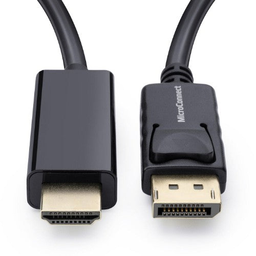 Microconnect MC-DP-HDMI-200 video cable adapter 2 m DisplayPort Black