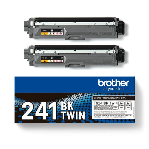 Brother TN-241BKTWIN Toner-kit black twin pack, 2x2.5K pages ISO/IEC 19798 Pack=2 for Brother HL-3140